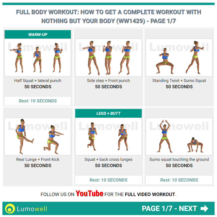 Full Body Workout Routine At Home